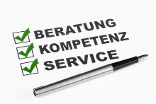 Beratung und Service