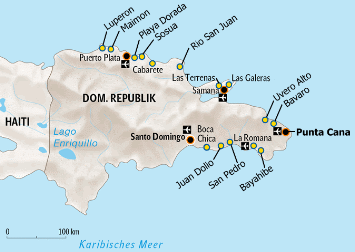 Dom Rep Karte