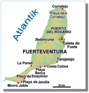 Fuerteventura Karte
