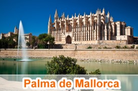 Palma de Mallorca mit Kathedrale la Seu