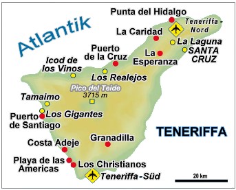 Teneriffa Karte